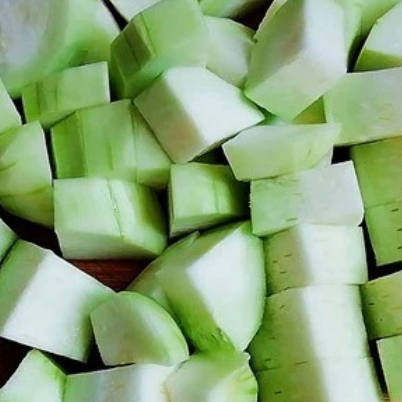 Scubefarms Bottle Gourd - Diced Price per 100 Grams